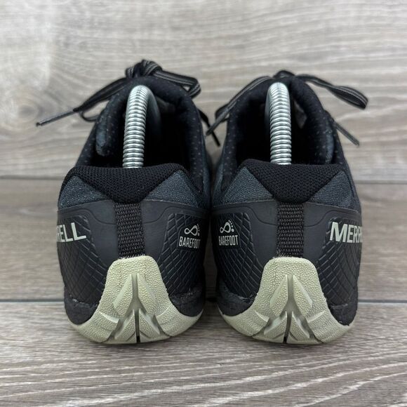 Merrell Trail Glove 4 Women’s Sz 10 Black Blue Gray Vibram Trail Running Sneaker - Picture 4 of 13